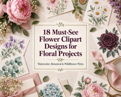 18 Must-See Flower Clipart Designs for Floral Design Projects