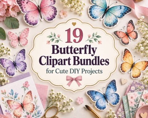 19 Creative Butterfly Clipart Bundles for Cute DIY Projects