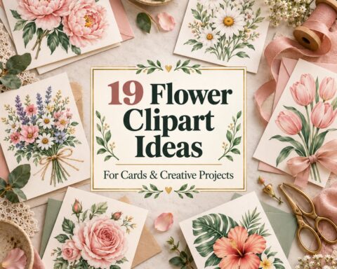 19 Flower Clipart Ideas for Cards and Creative Projects