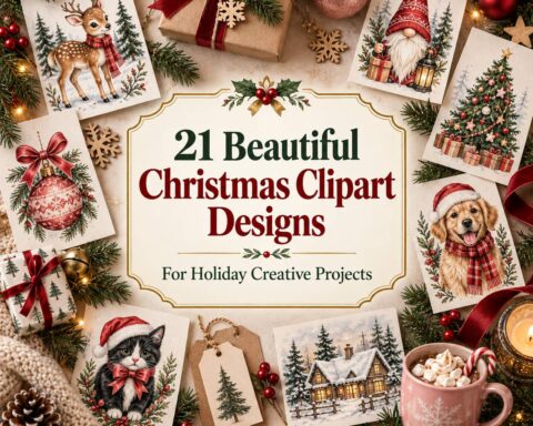 21 Beautiful Christmas Clipart Designs for Holiday Creative Projects