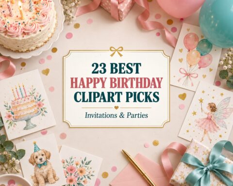 23 Best Happy Birthday Clipart Picks for Birthday Invitations and Parties