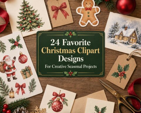 24 Favorite Christmas Clipart Designs for Creative Seasonal Projects