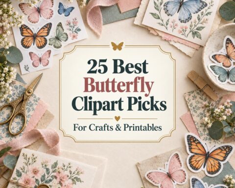 25 Best Butterfly Clipart Picks for Crafts and Printables