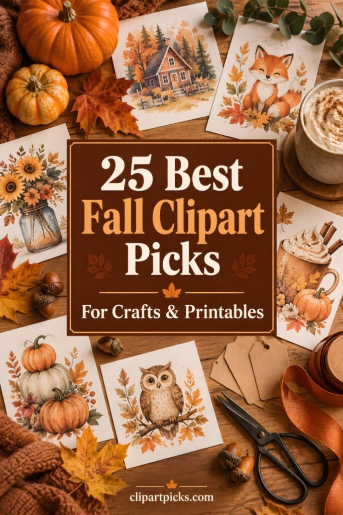 25 Best Fall Clipart Picks for Seasonal Crafts and Printables
