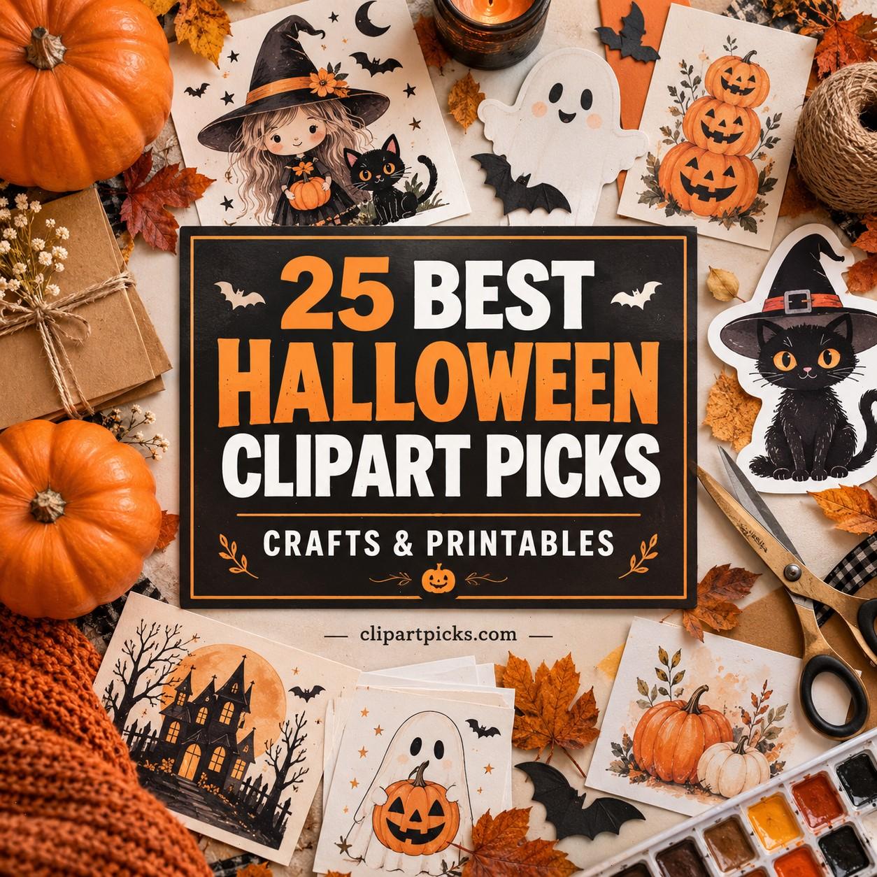 25 Best Halloween Clipart Picks for Seasonal Crafts and Printables