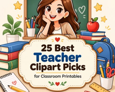 25 Best Teacher Clipart Picks for Classroom Printables